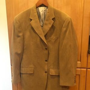 Vintage microsuede sports jacket